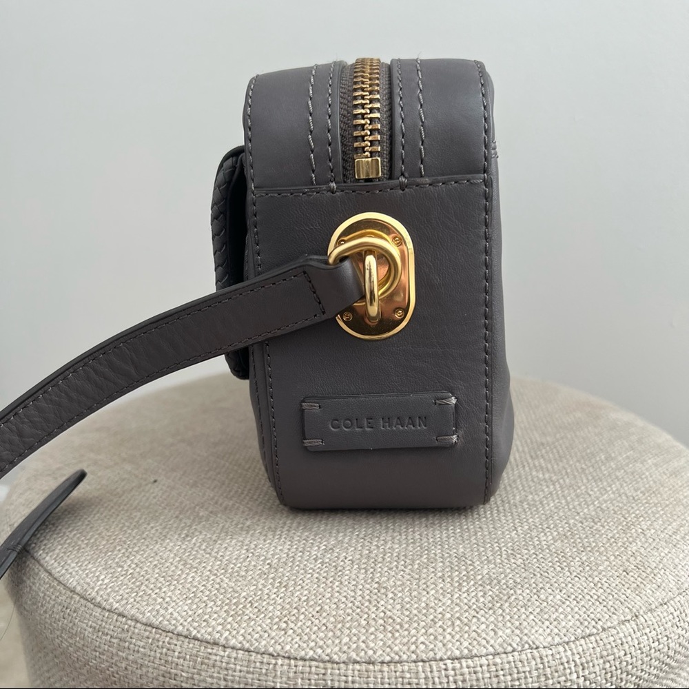 Cole Haan Benson Gray Camera Bag Crossbody Gem